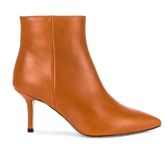 L'AGENCE Aimee II Bootie in Luggage Brown Size 38 1/2 - Picture 2 of 9